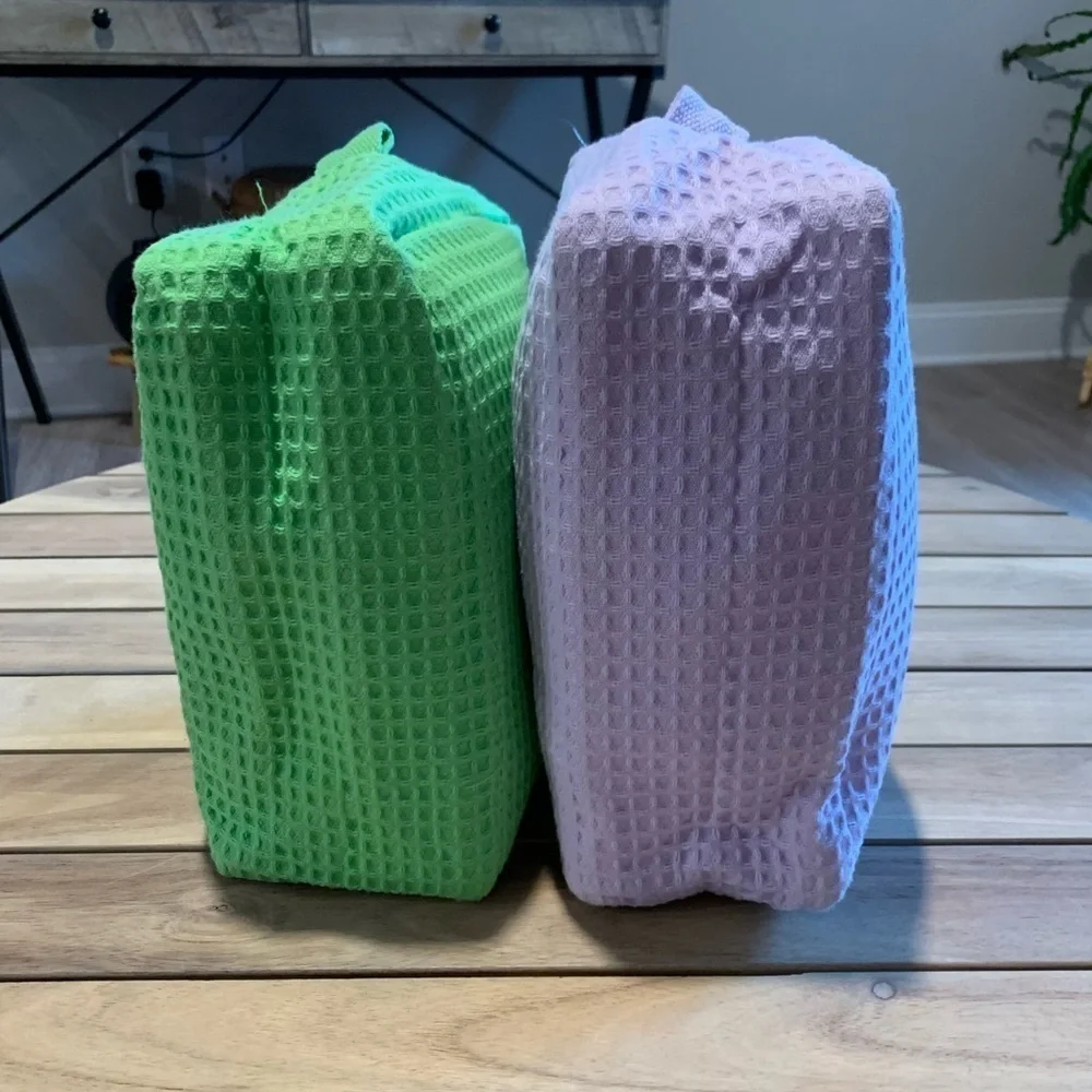 alpha phi sorority cosmetic spa bags two bags total